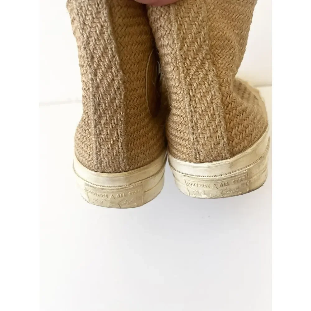 Converse Golf Le Fleur Shoes Women7.5 ( Men 5.5) Tan Jute Chuck Taylor High Top